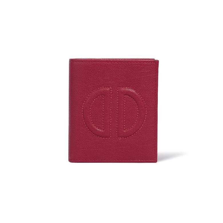 Kırmızı D Logolu Kadın Deri Cüzdan 1010022018013