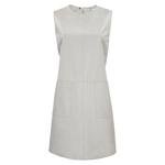 Beyaz Elissa Kadın Deri Elbise 1010021673007