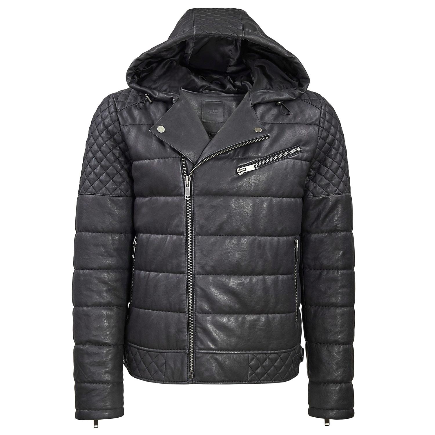 Siyah Danio Erkek Deri Biker Mont 1010025312002