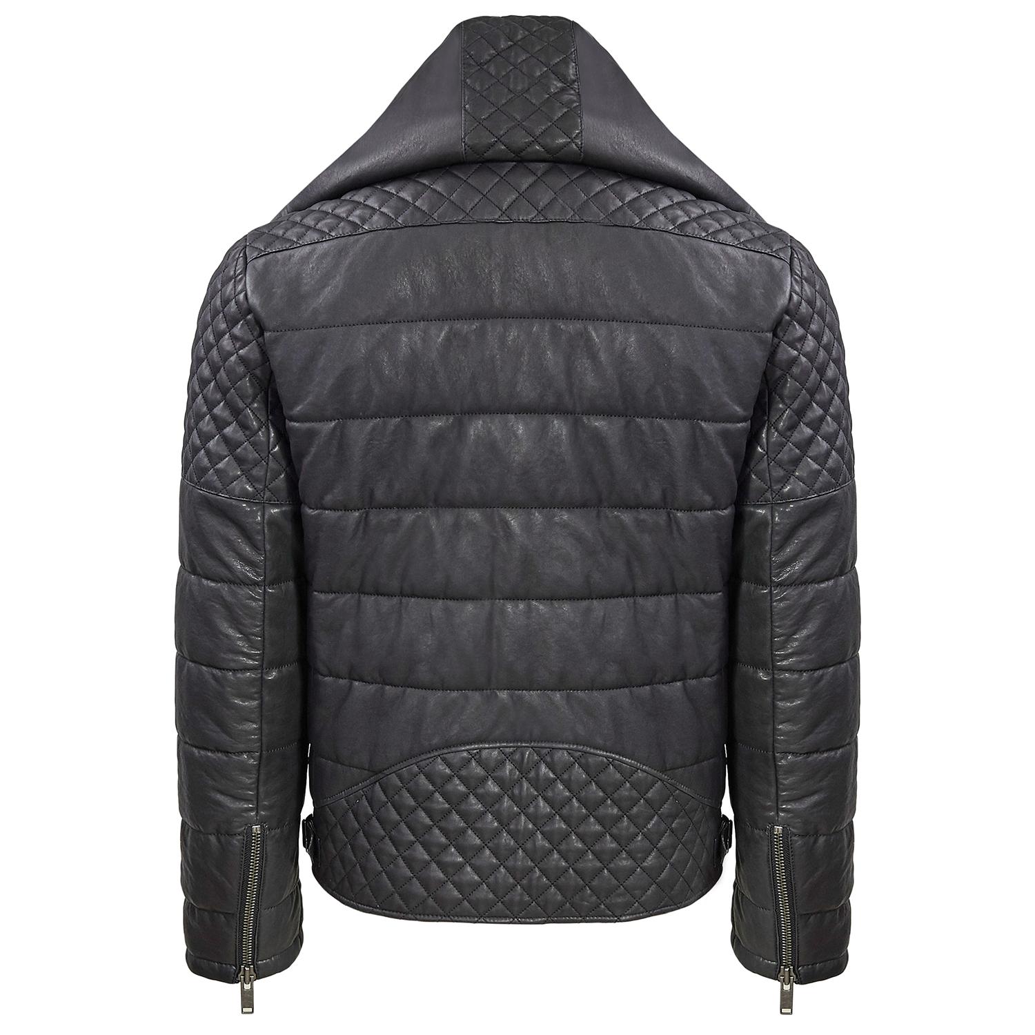 Siyah Danio Erkek Deri Biker Mont 1010025312002