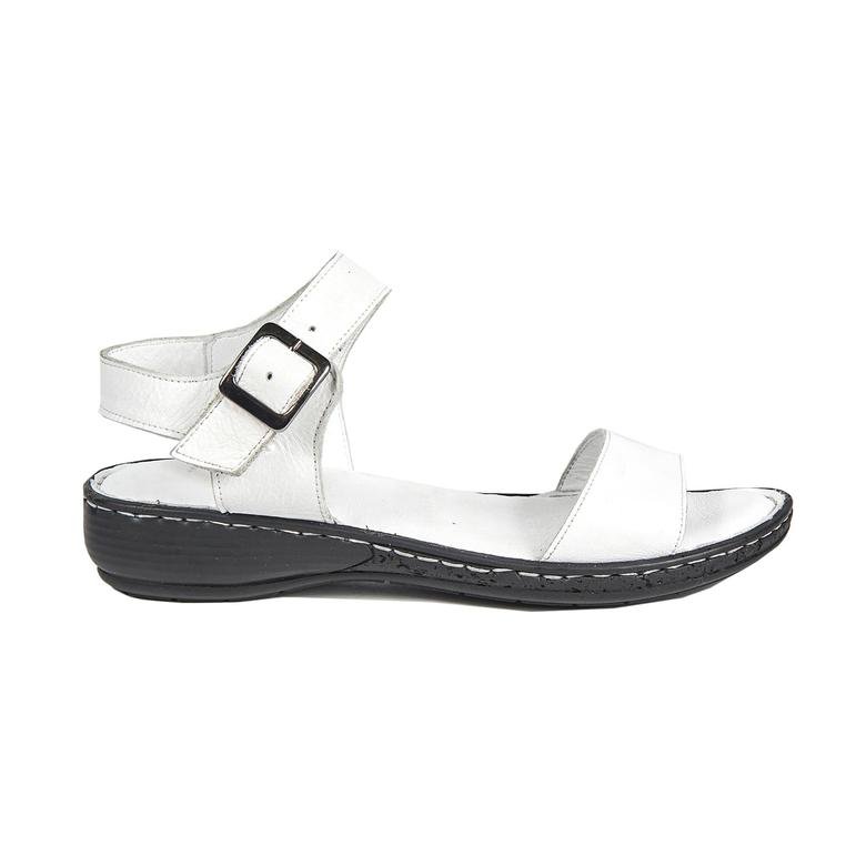 Beyaz Phoebe Kadın Deri Sandalet 2010042788002