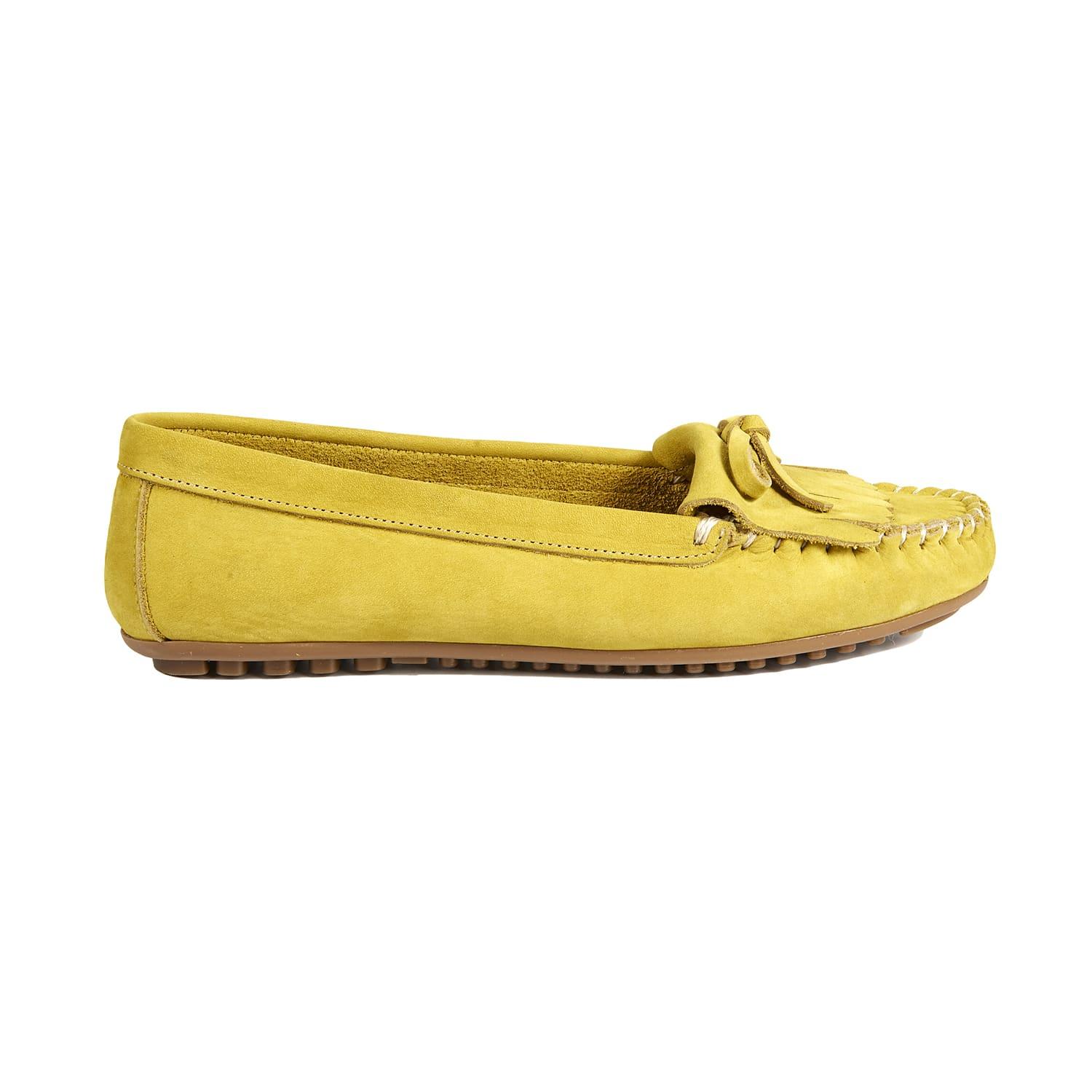 Sarı Sui Kadın Süet Loafer 2010043125001