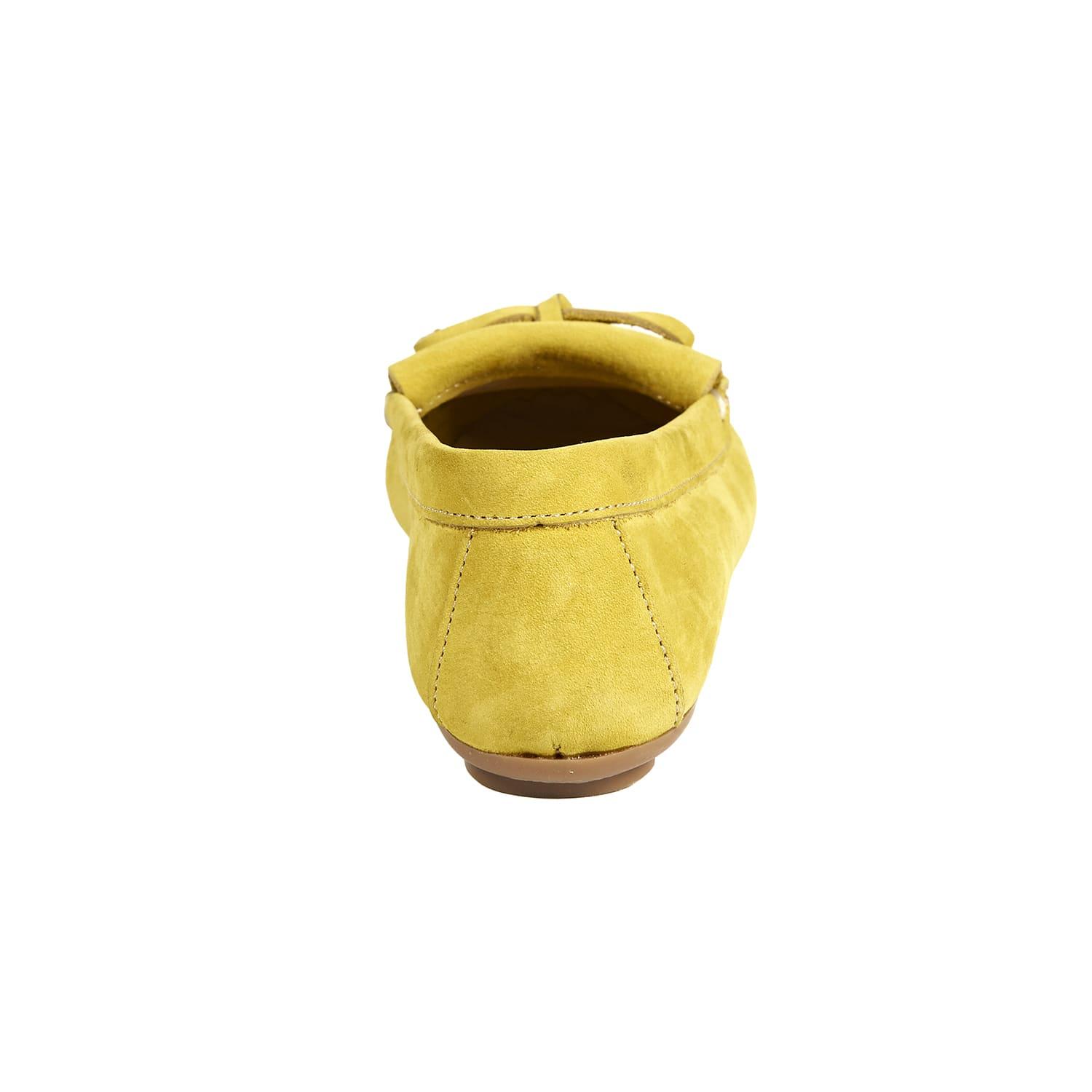 Sarı Sui Kadın Süet Loafer 2010043125001