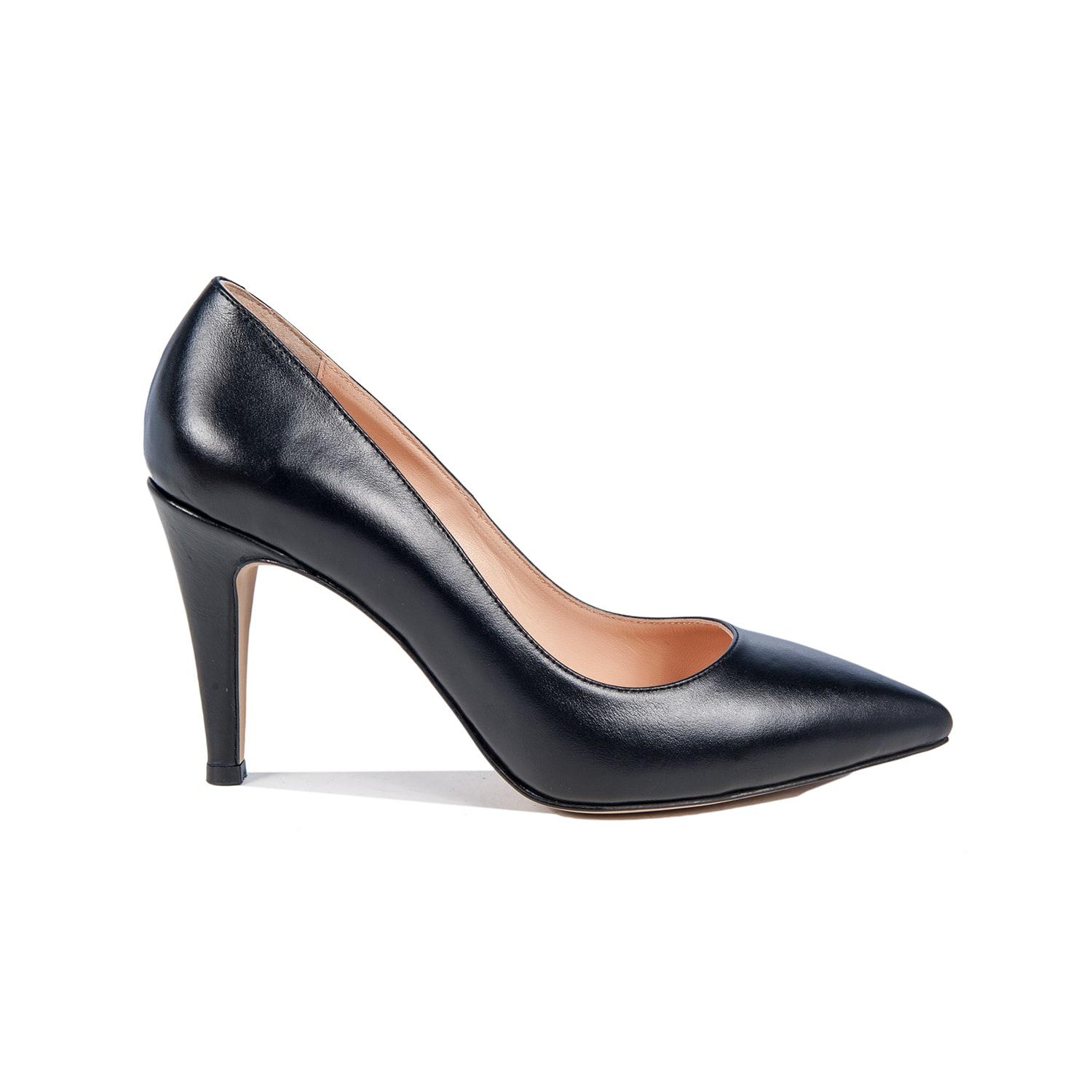 Siyah Winona Kadın Deri Stiletto 2010043580004