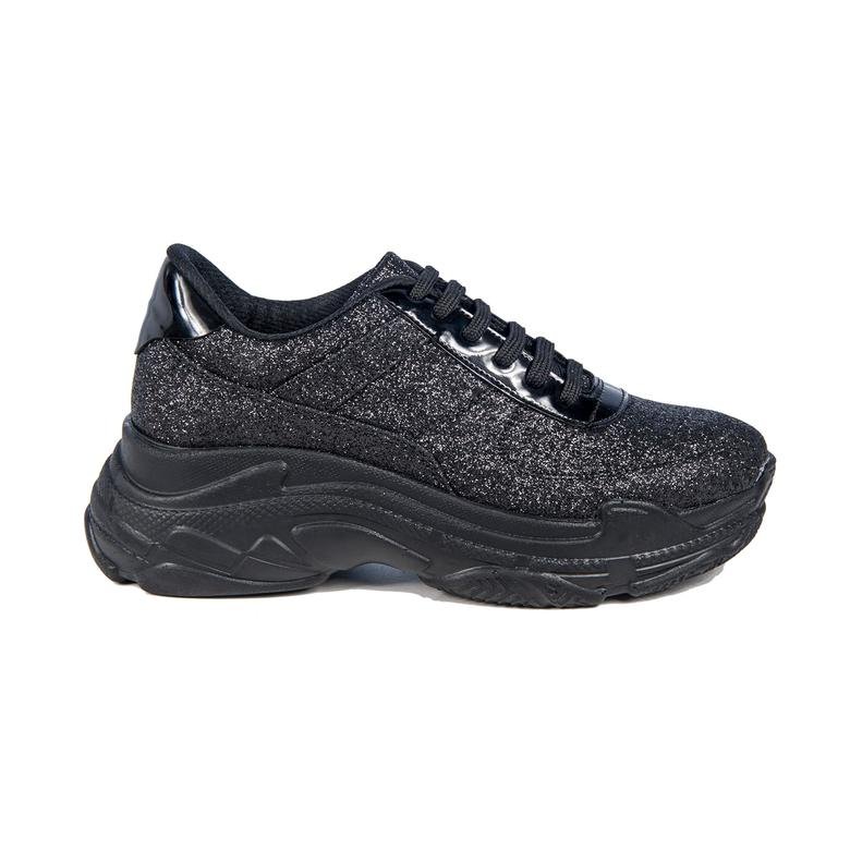 Siyah Delta Kadın Sneaker 2010043660012