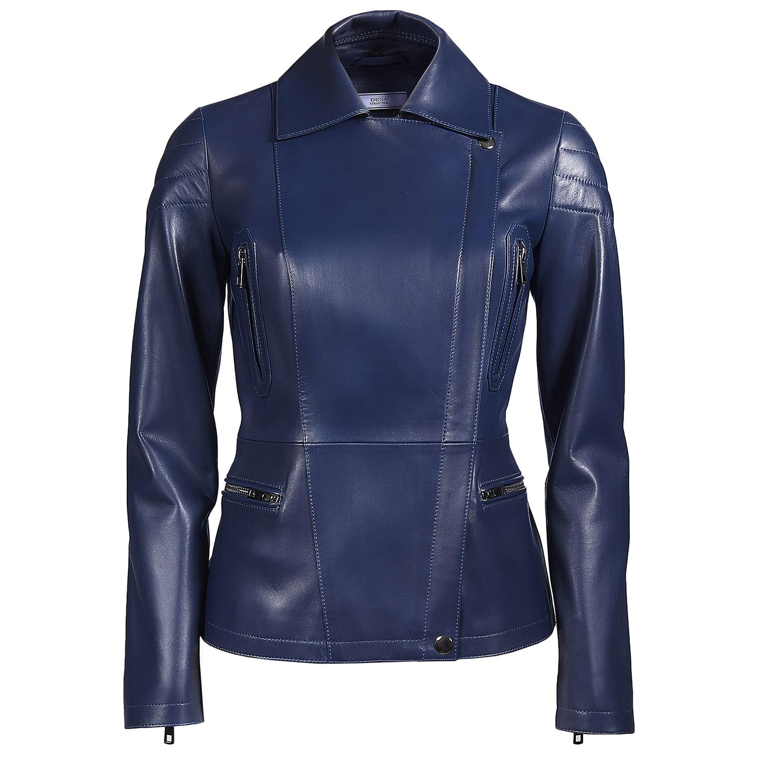 Caoimhe Kadın Deri Biker Mont 1010027250012