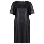 Siyah Milena Kadın Deri Elbise 1010027403001