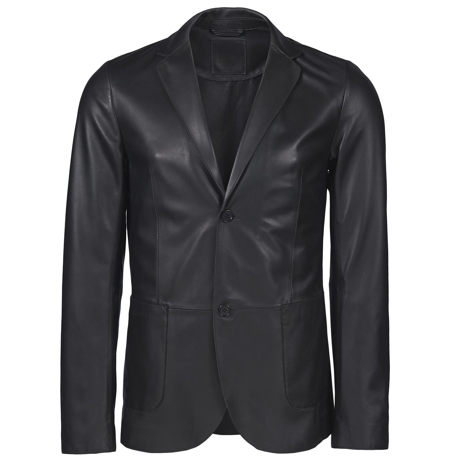 Nestor Erkek Deri Blazer Ceket 1010026816001