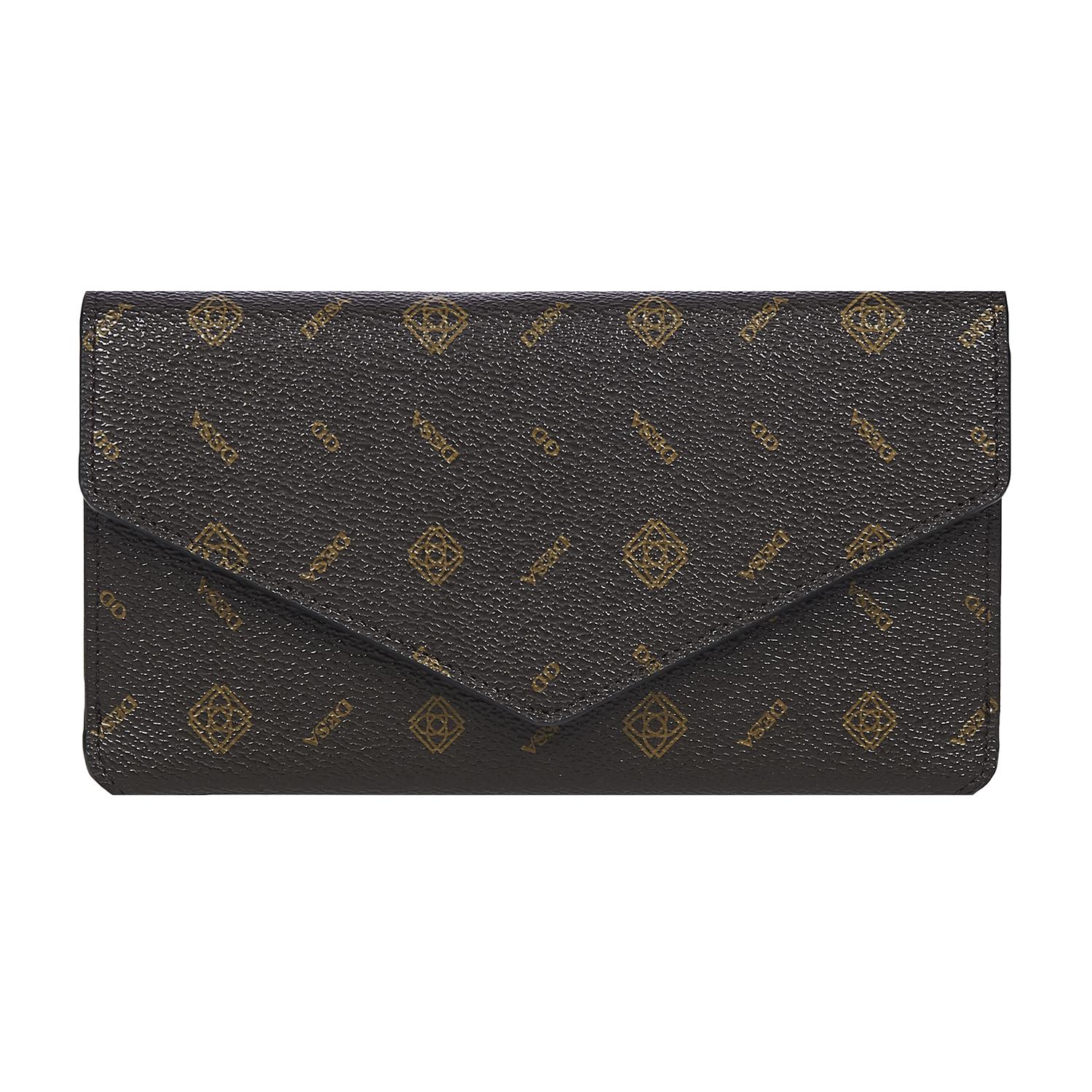 Kahve Zarf Monogram Kadın Cüzdan 1010027973001