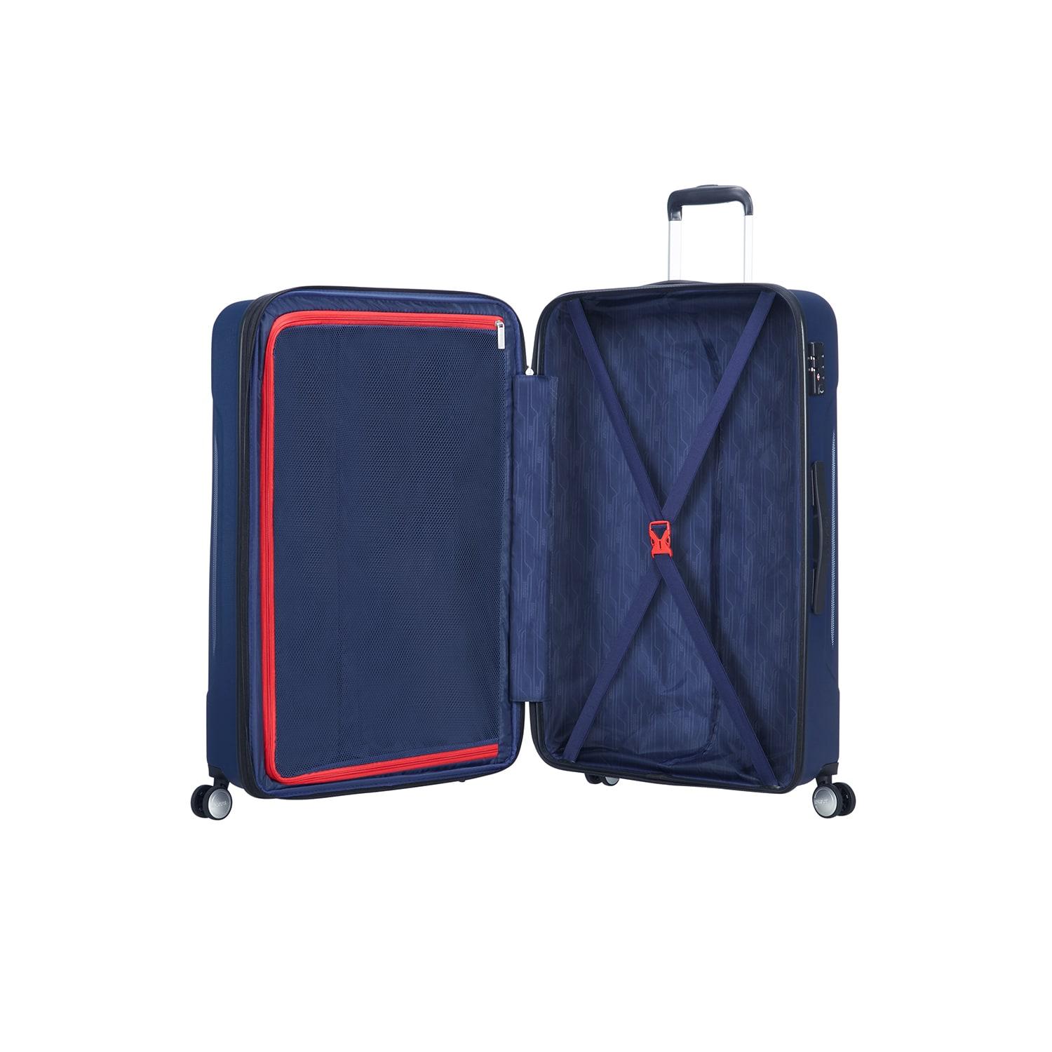 American Tourister Tracklite - Büyük Boy 78 cm Körüklü Sert Valiz 2010044178003