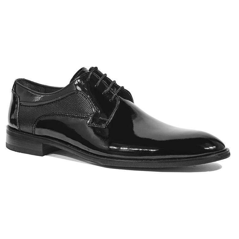Siyah Barney Erkek Deri Klasik Ayakkabı 2010044485005