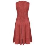 Kırmızı Lambertia Kadın Süet Elbise 1010026523009