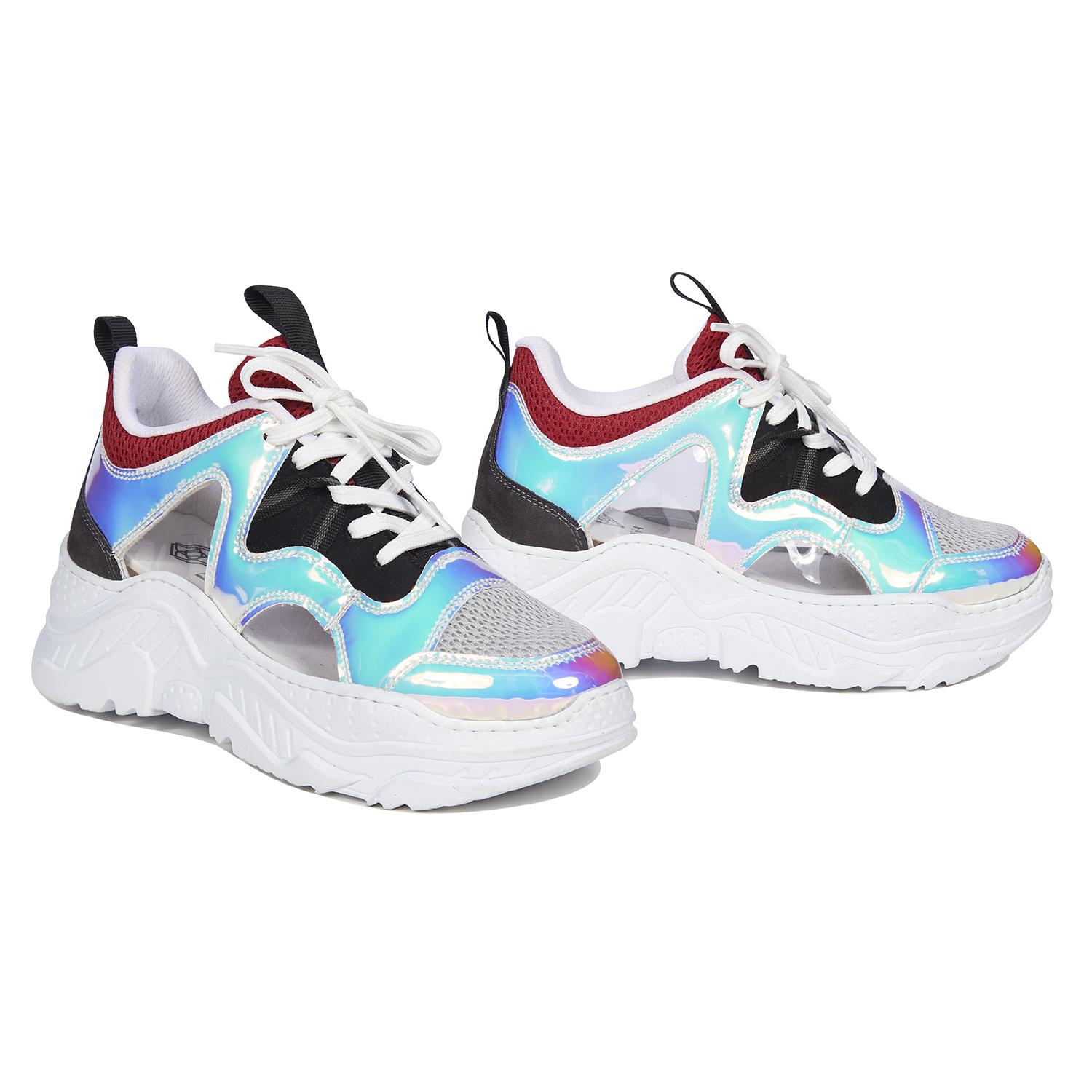 Gri Stella Kadın Hologram Sneaker 2010044158006
