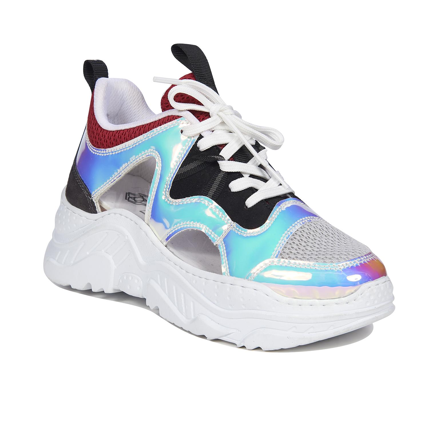 Gri Stella Kadın Hologram Sneaker 2010044158006