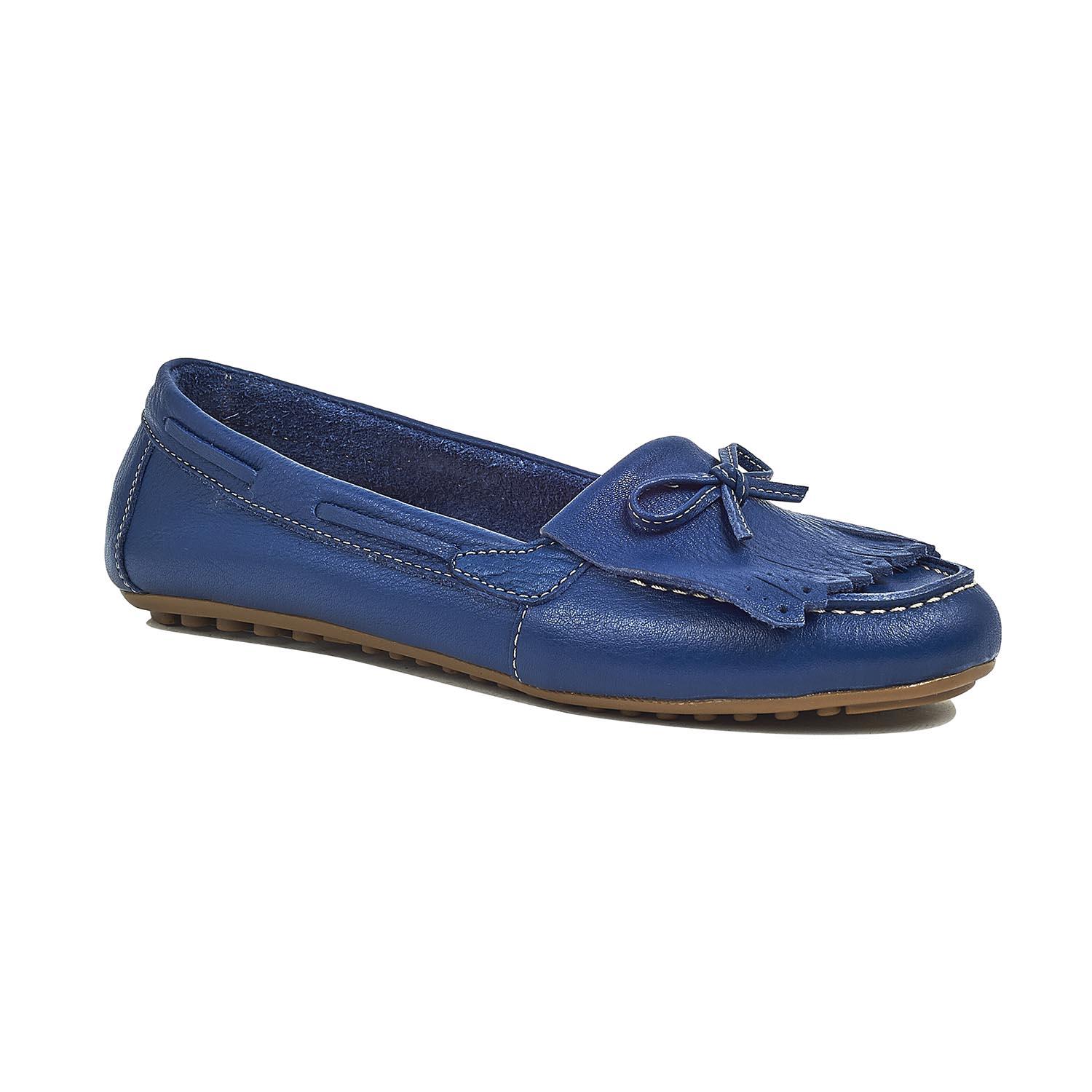 Lacivert Emma Kadın Deri Loafer 2010044080001