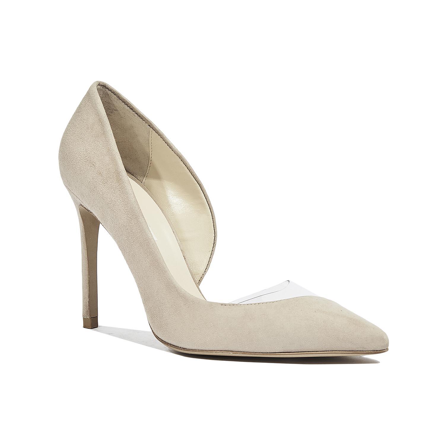 Bej Nicolas Kadın Süet Stiletto 2010044296008