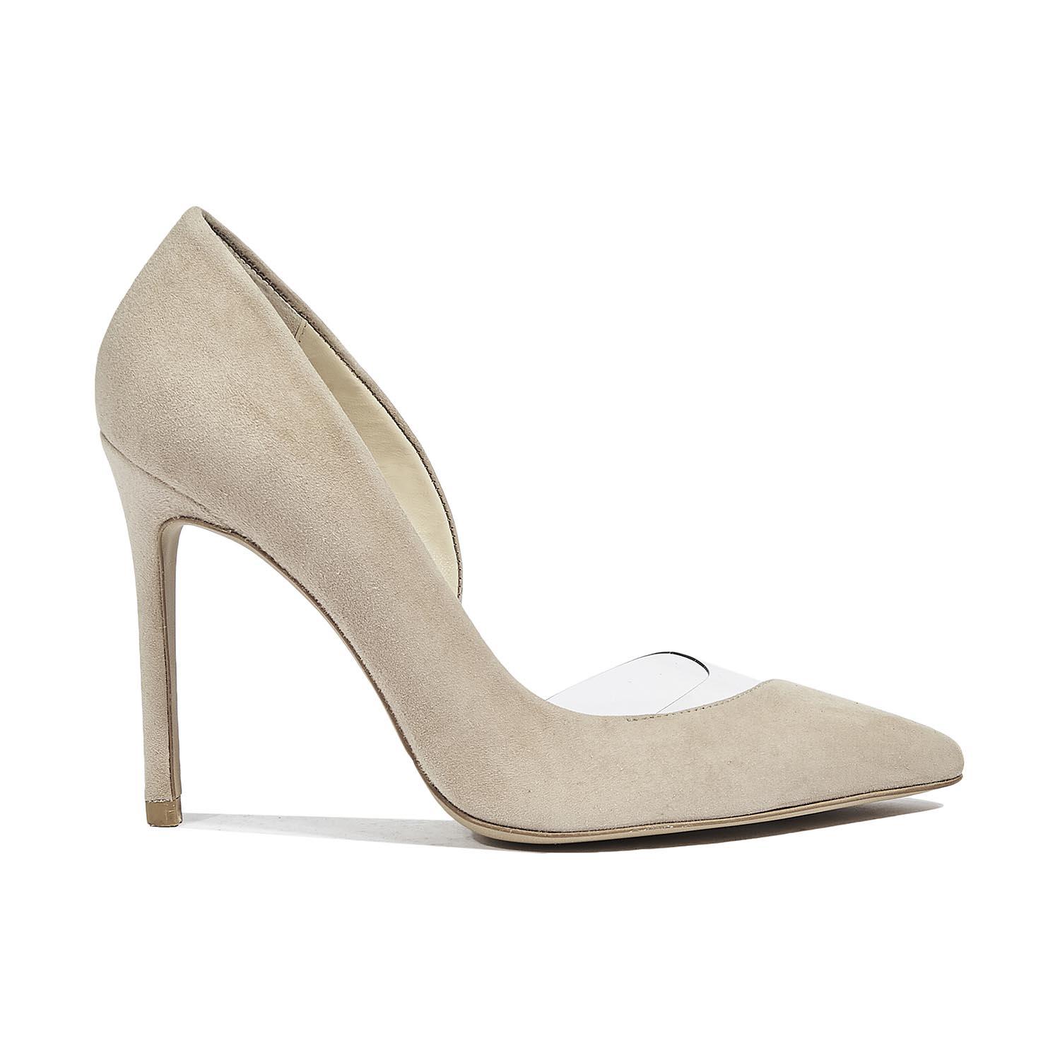 Bej Nicolas Kadın Süet Stiletto 2010044296008