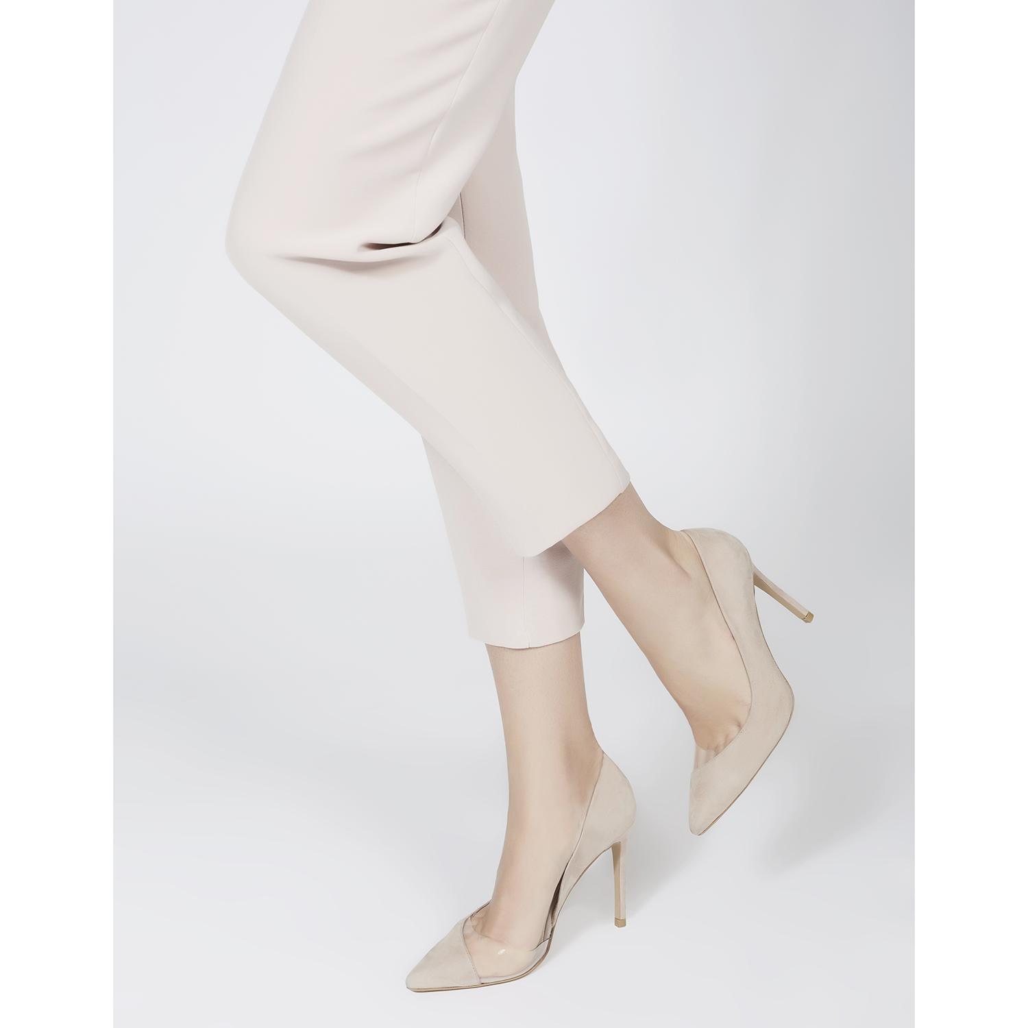 Bej Nicolas Kadın Süet Stiletto 2010044296008
