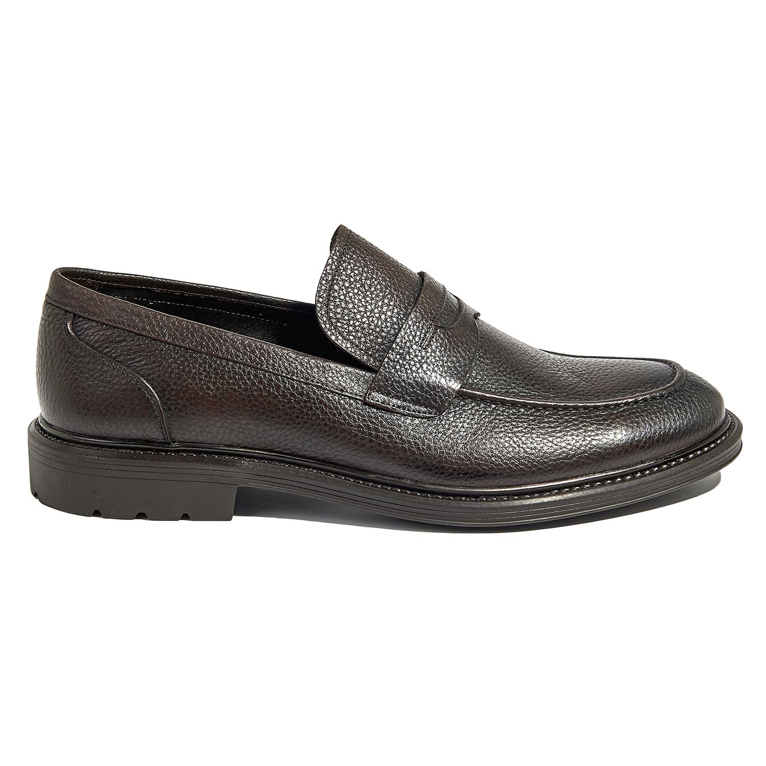 Kahve Gibson Erkek Deri Loafer 2010045164006