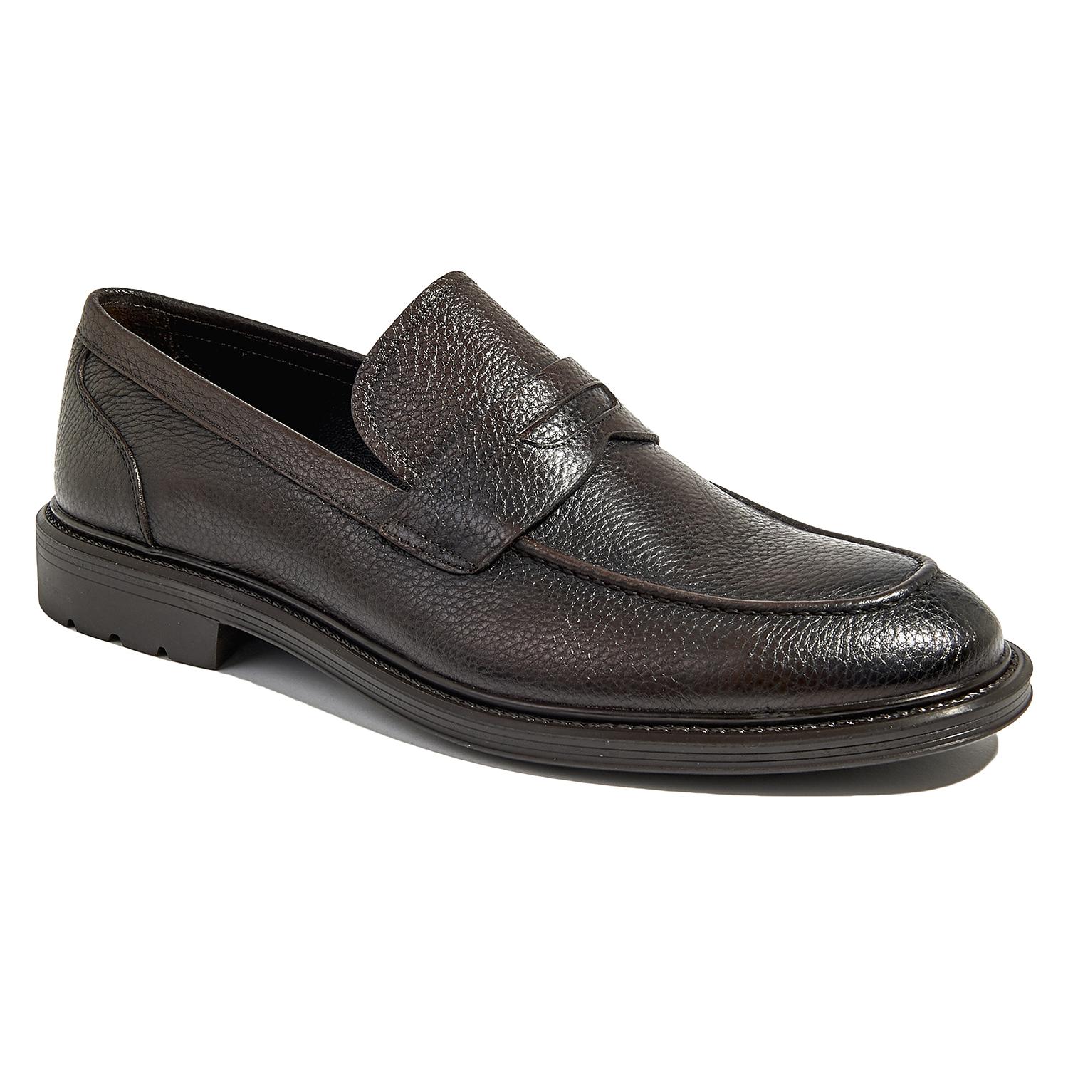 Kahve Gibson Erkek Deri Loafer 2010045164006