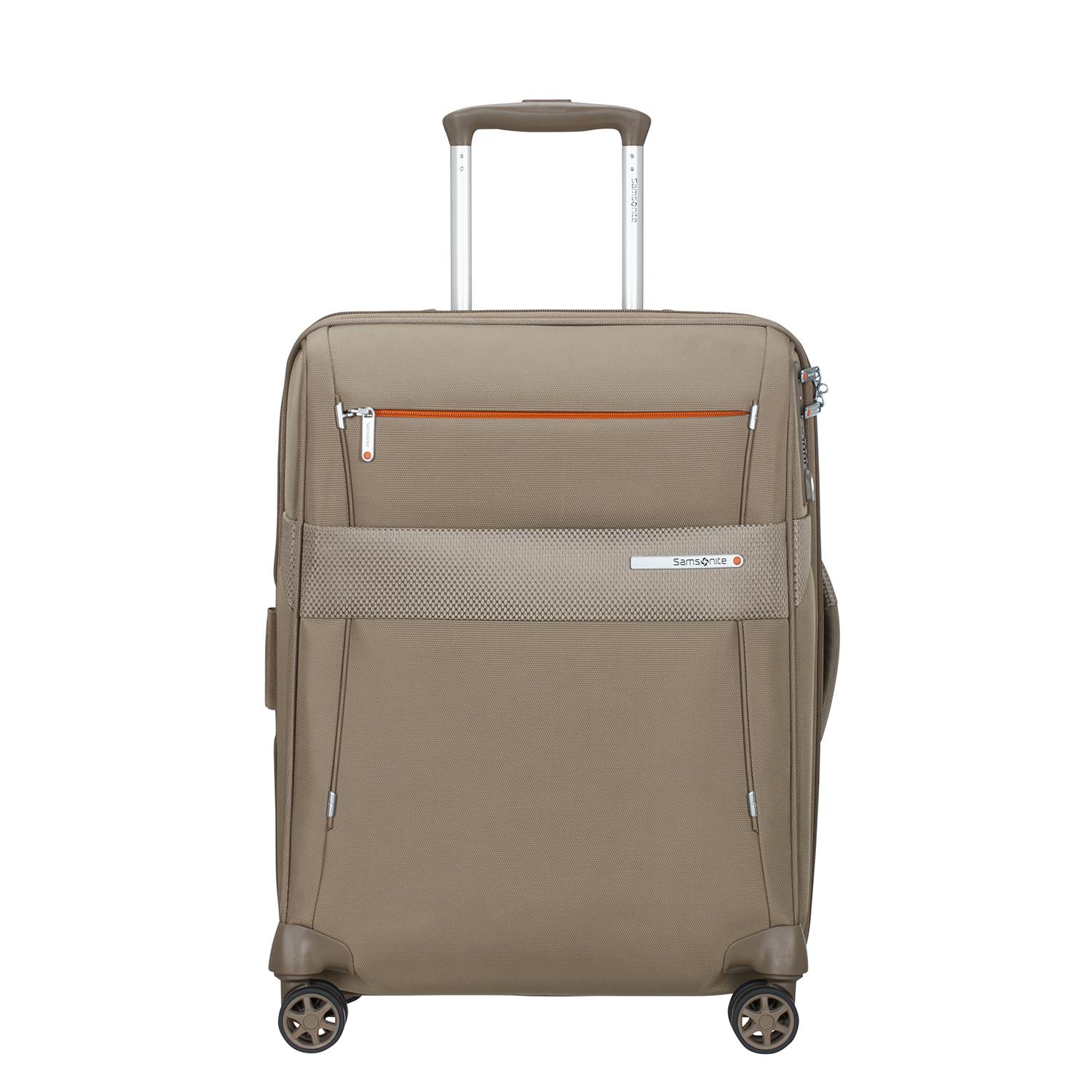 Samsonite Duopack - 4 Tekerlekli Körüklü İki Bölmeli Kabin Boy Valiz 55cm 2010045816001