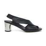 Arrianna Kadın Deri Gümüş Topuklu Sandalet 2010046097001
