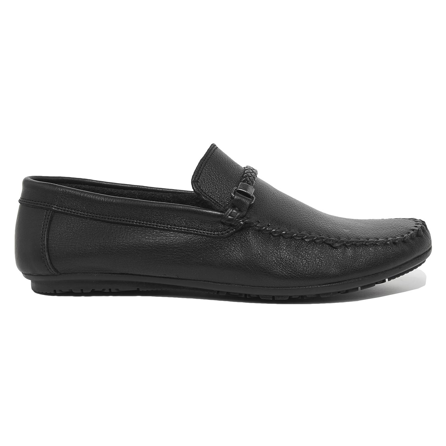 Siyah Nichol Erkek Deri Loafer 2010046056009