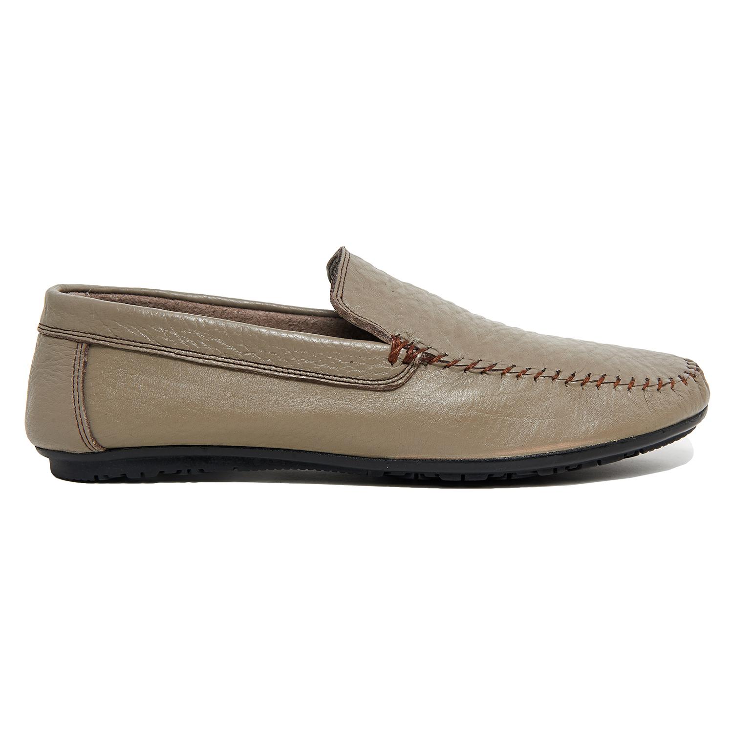 Gri Tilda Erkek Deri Loafer 2010046059011