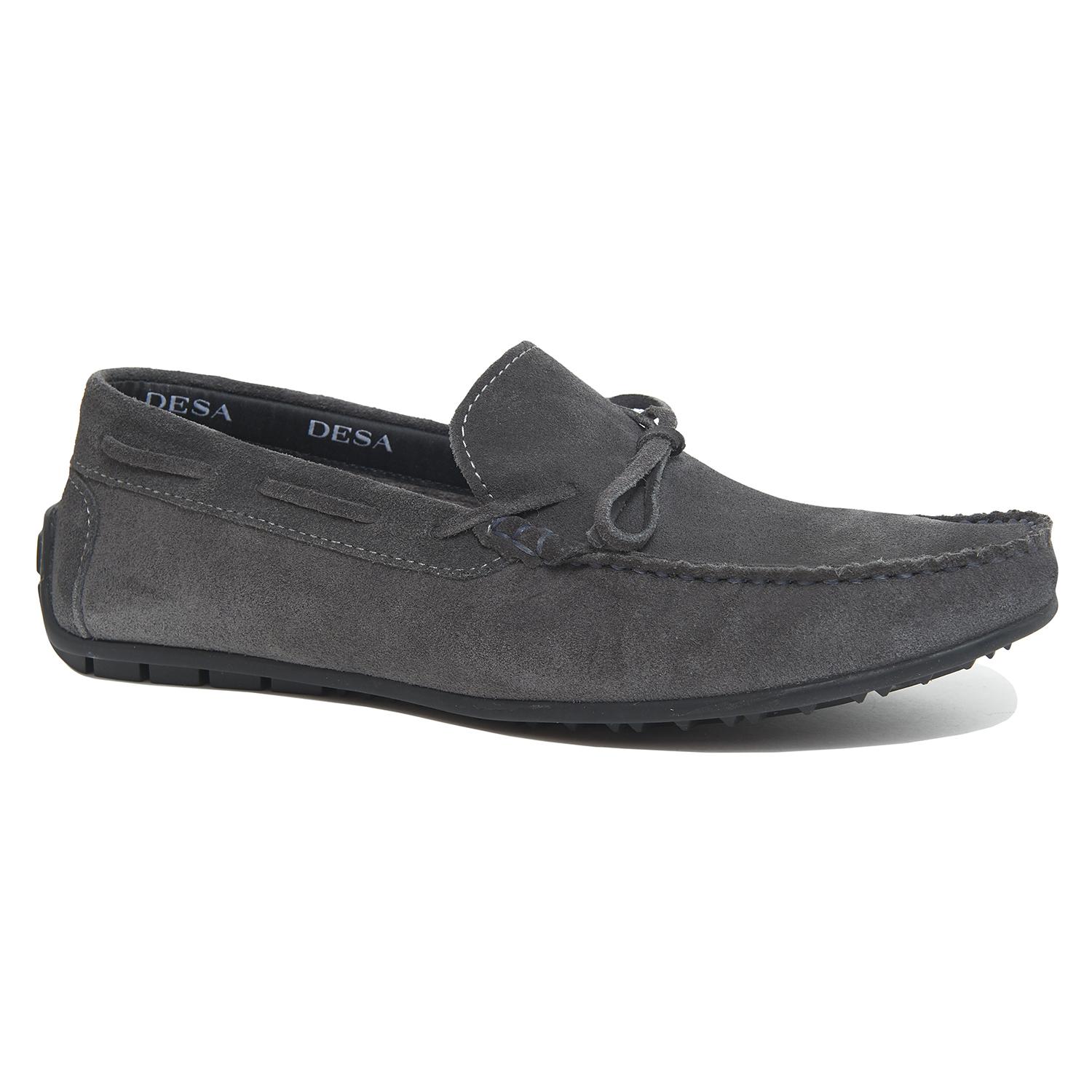 Gri Primo Erkek Süet Loafer 2010046211018