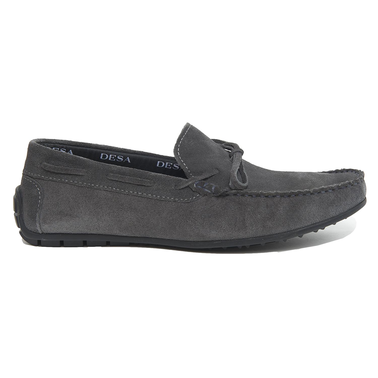 Gri Primo Erkek Süet Loafer 2010046211018