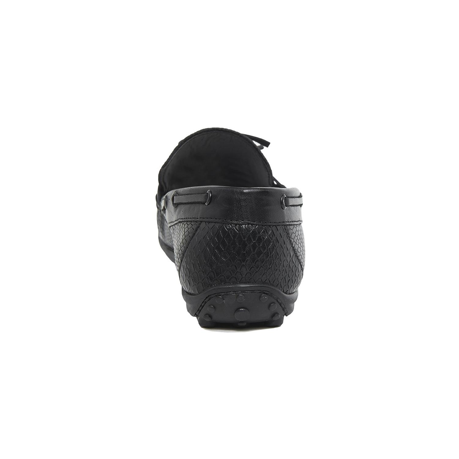 Siyah Marvel Erkek Deri Loafer 2010046258006
