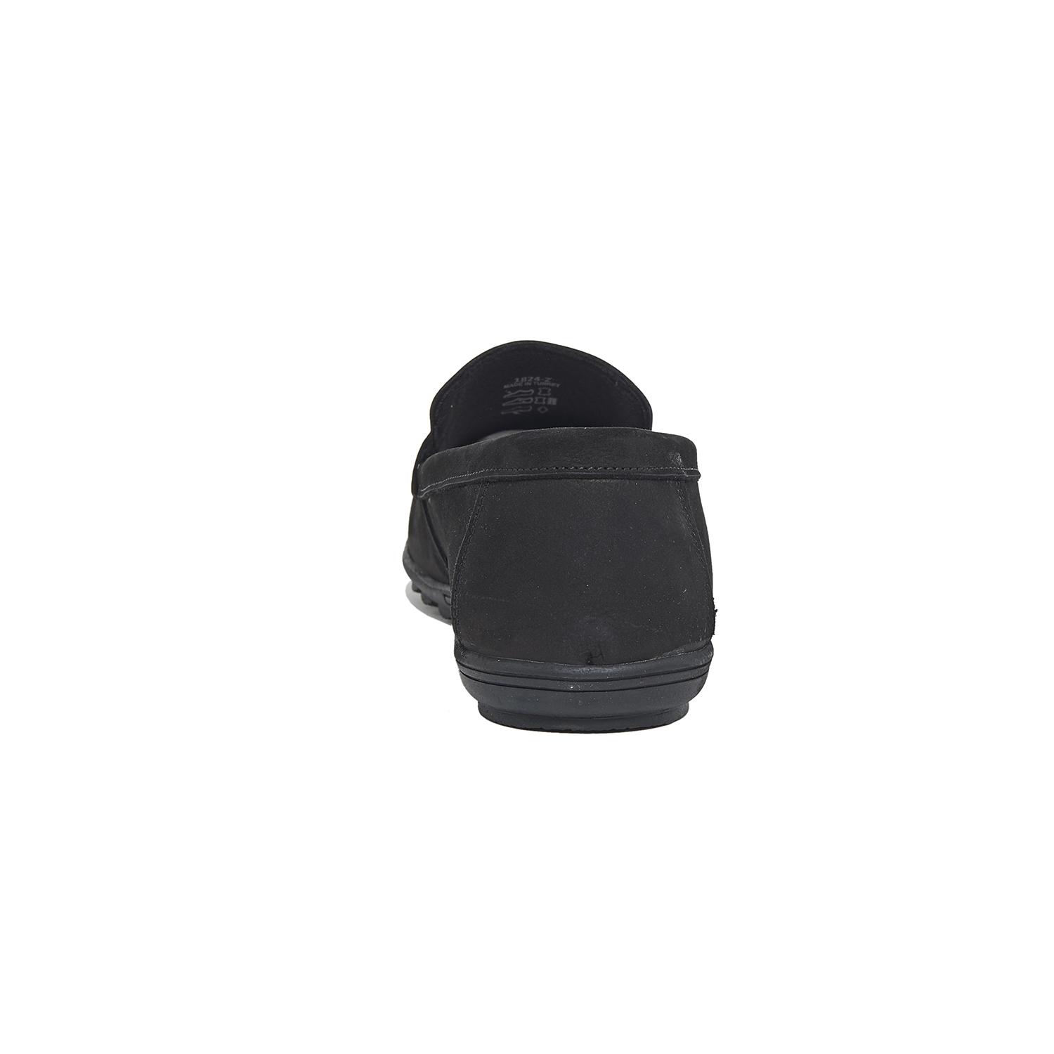 Siyah Aldene Erkek Nubuk Loafer 2010046038014