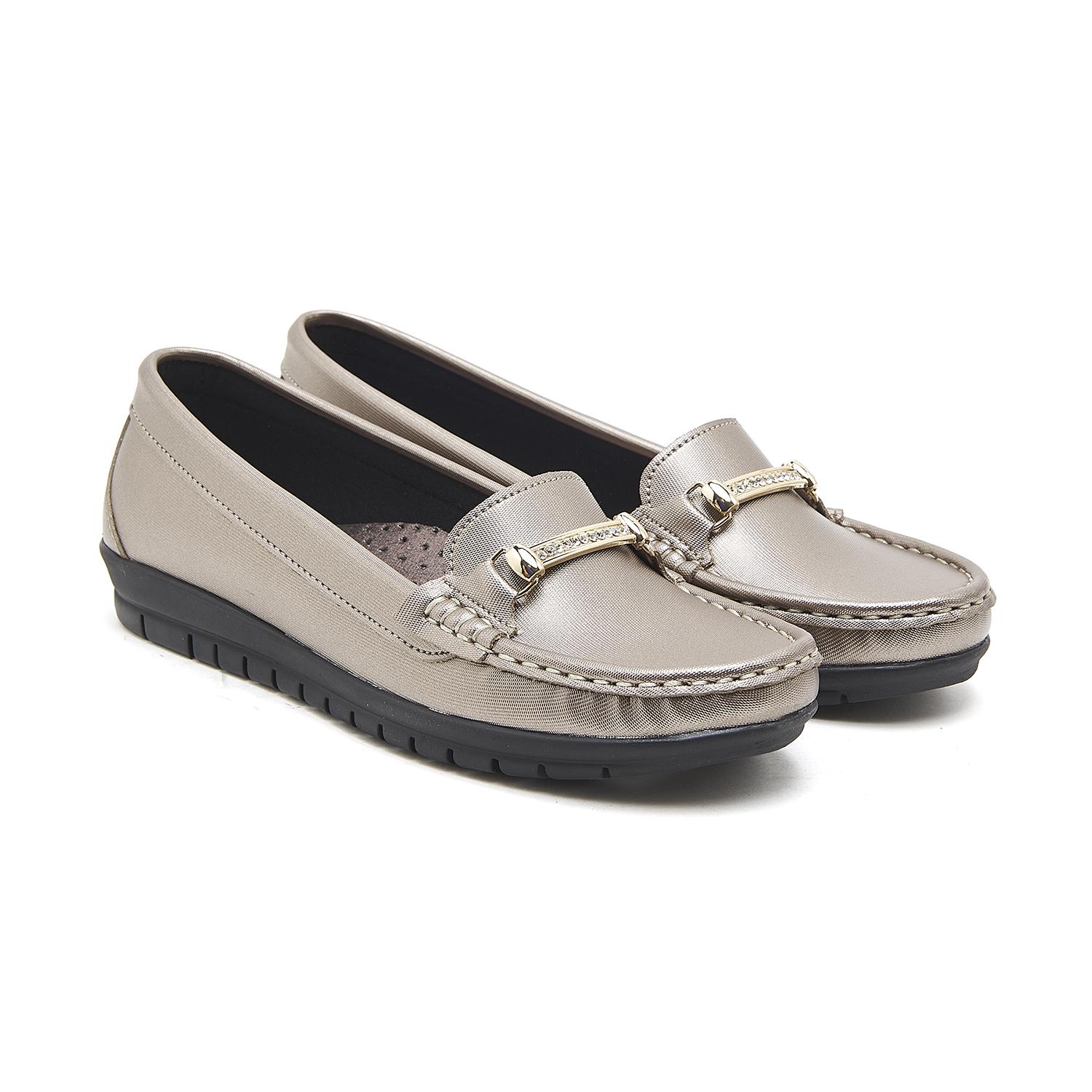 Gümüş Ema Kadın Loafer Günlük Ayakkabı 2010046649006