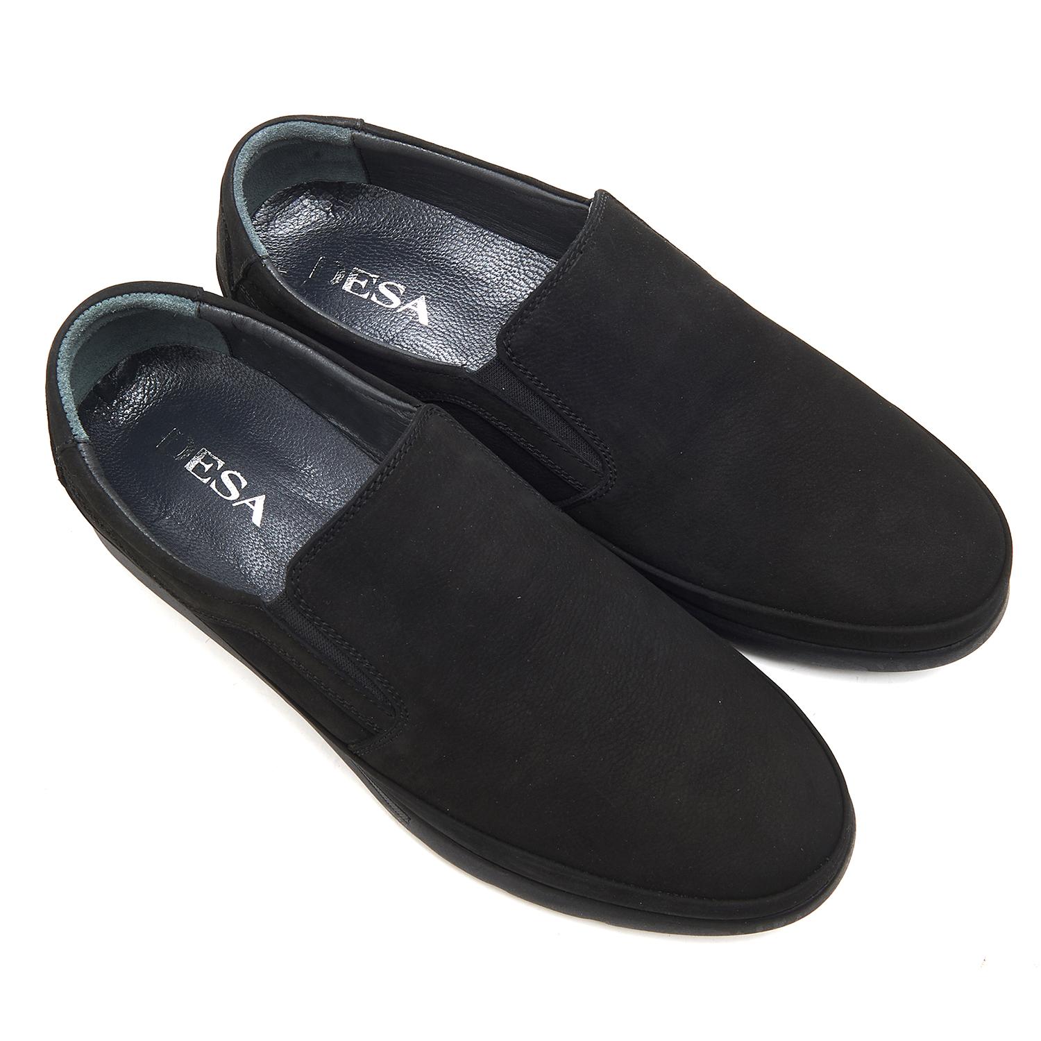 Siyah Omar Erkek Deri Loafer 2010046599006