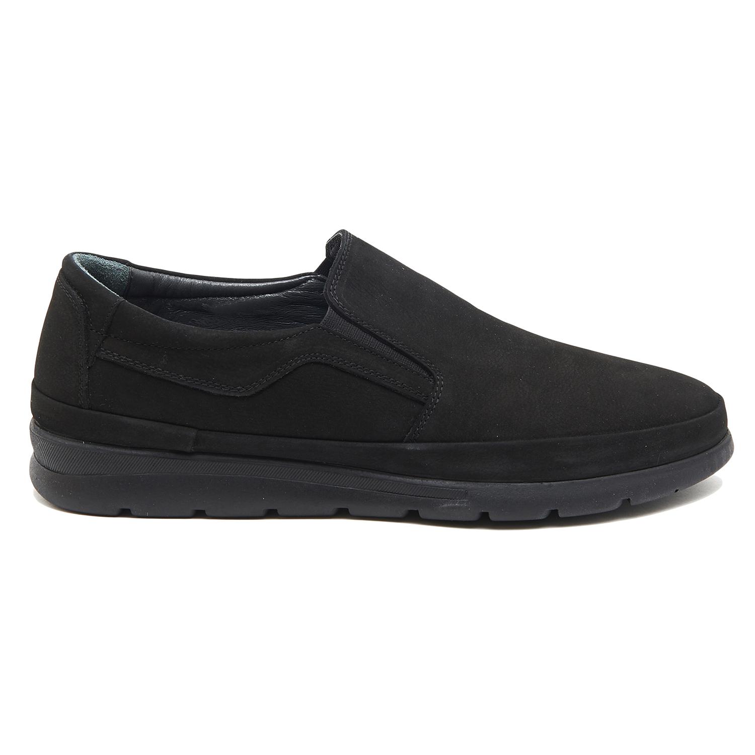 Siyah Omar Erkek Deri Loafer 2010046599006