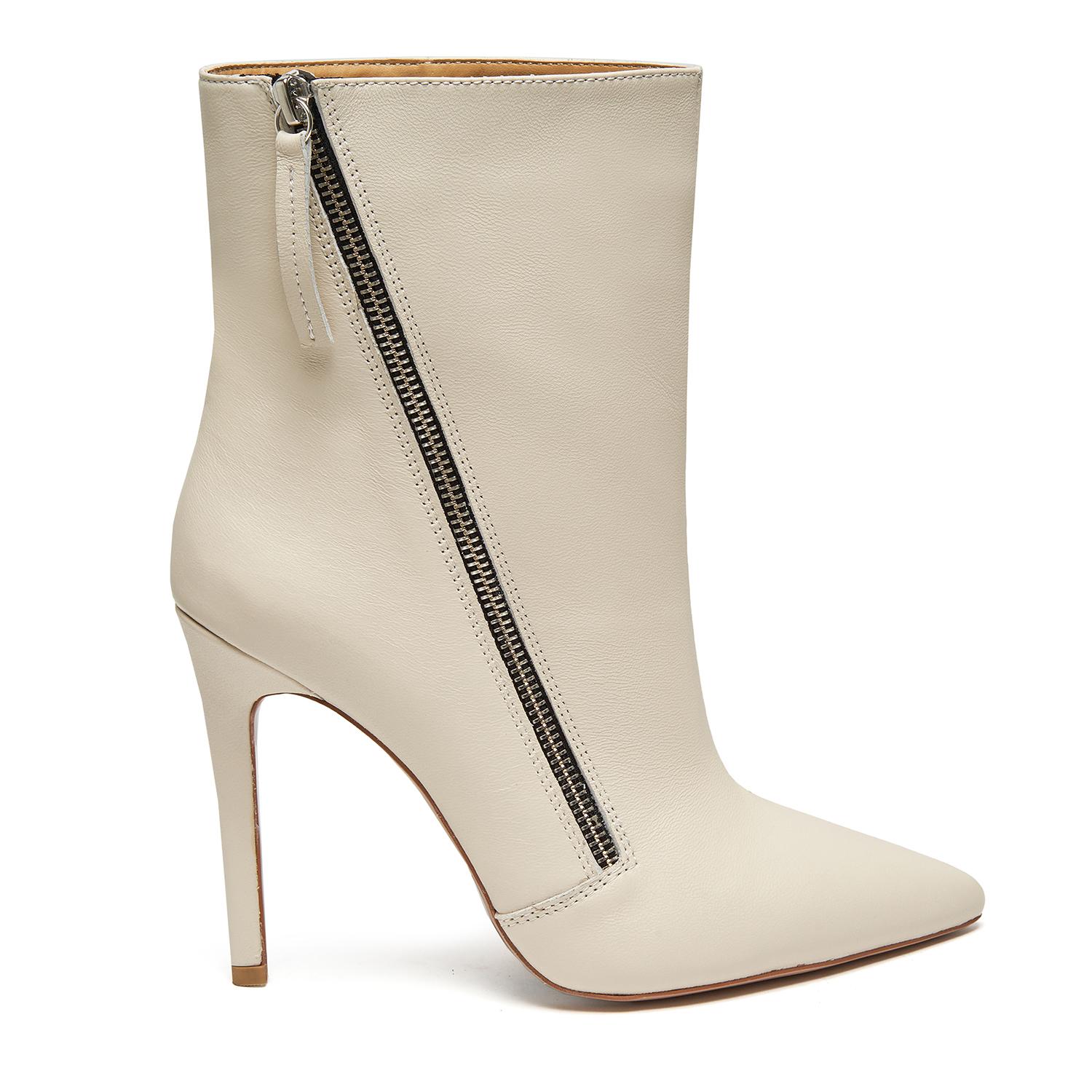 Beyaz Blatt Kadın Deri Bootie 2010046835006