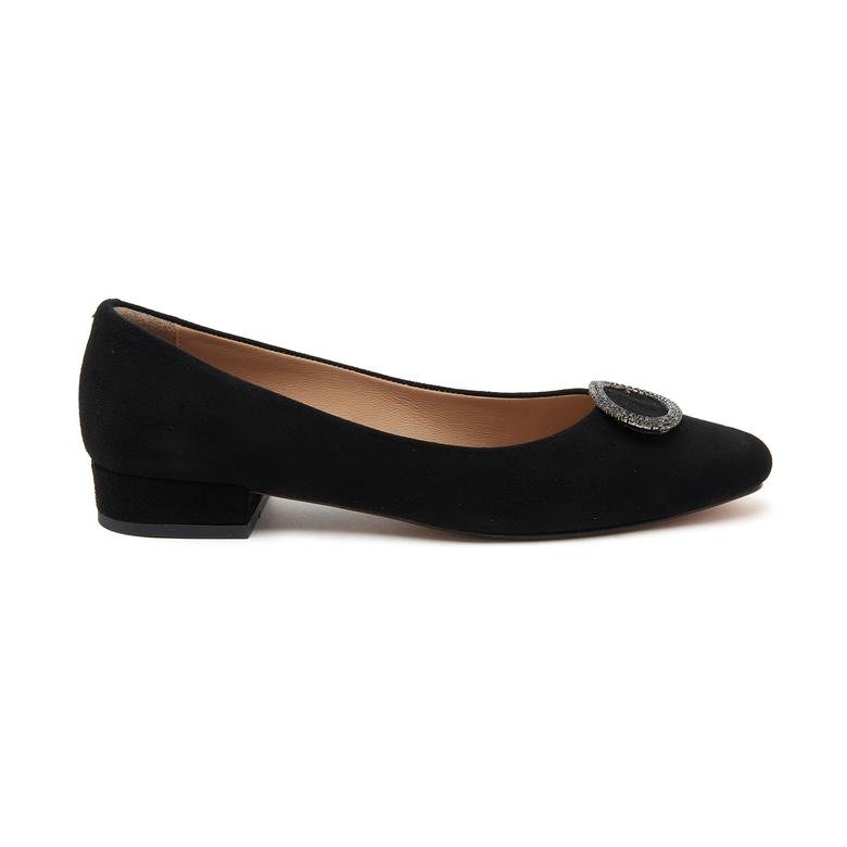 Siyah Telma Kadın Deri Klasik Ayakkabı 2010045336004