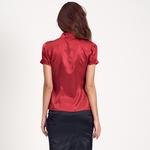 Kırmızı İpek Kadın Gömlek 1010004879007