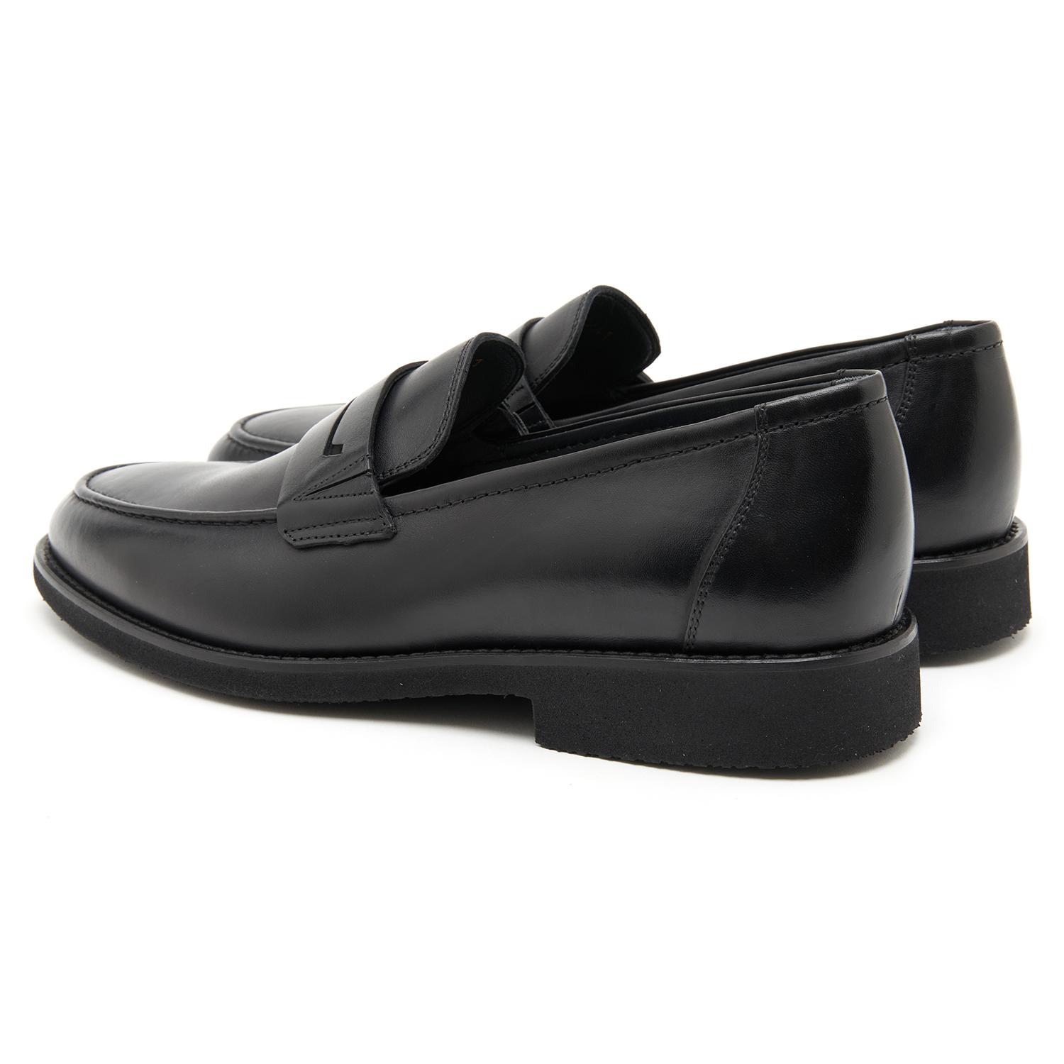 Siyah Fidelio Erkek Deri Loafer 2010046797004