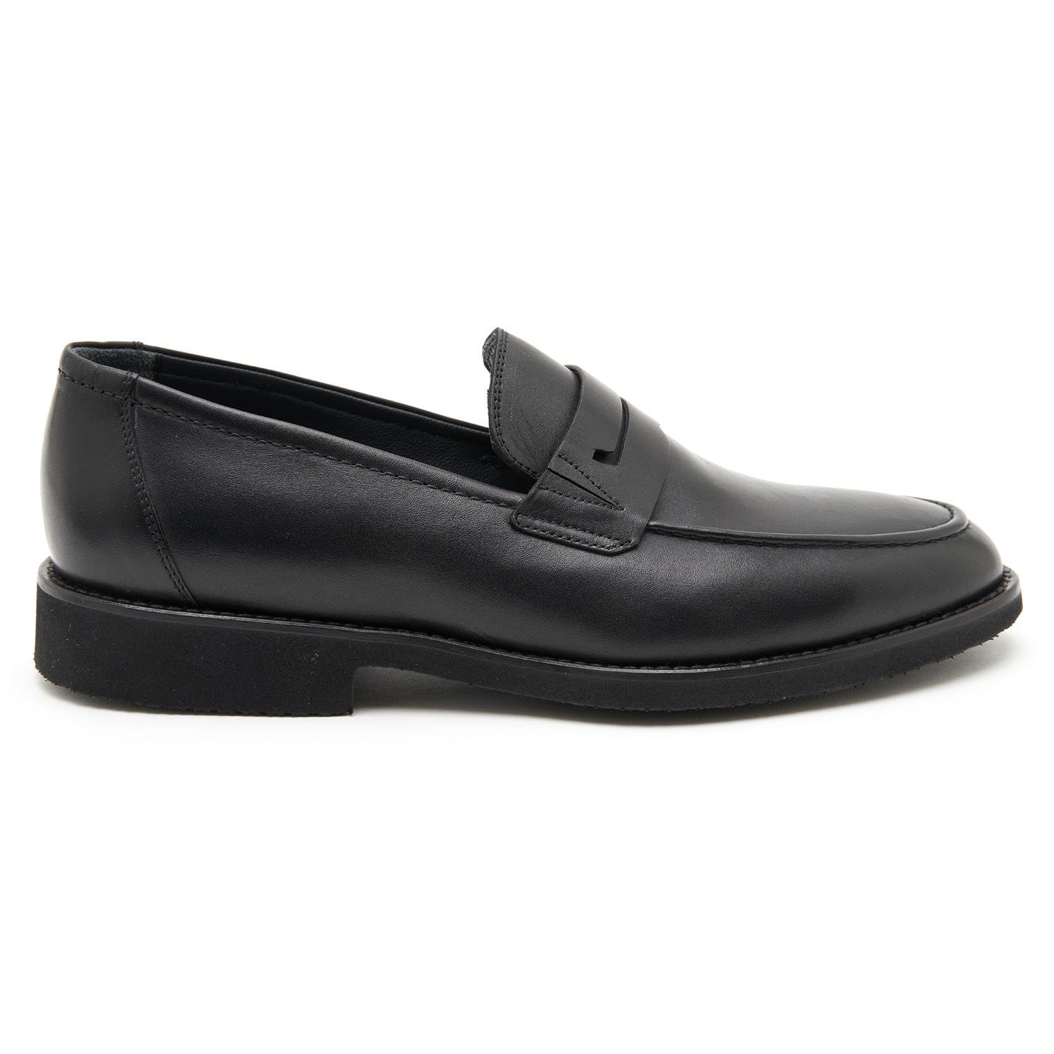 Siyah Fidelio Erkek Deri Loafer 2010046797004
