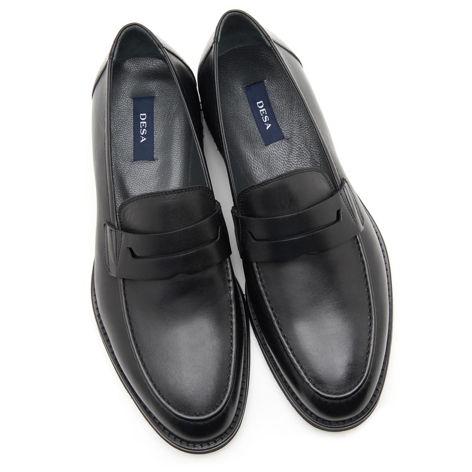 Siyah Fidelio Erkek Deri Loafer 2010046797004