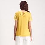 Sarı Kadın Tekstil Bluz 1010028870006