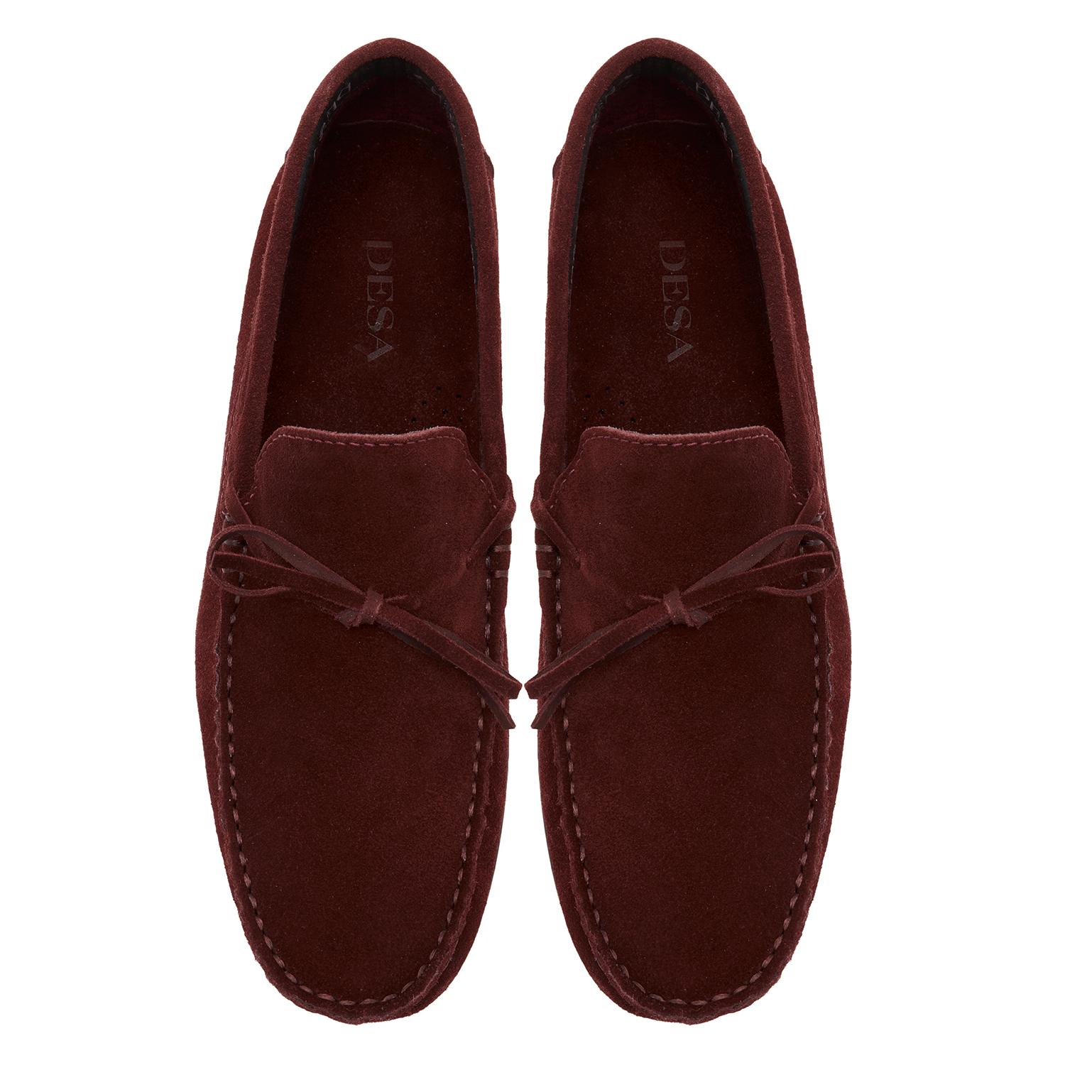 Bordo Alessandro Erkek Süet Loafer 2010047187029