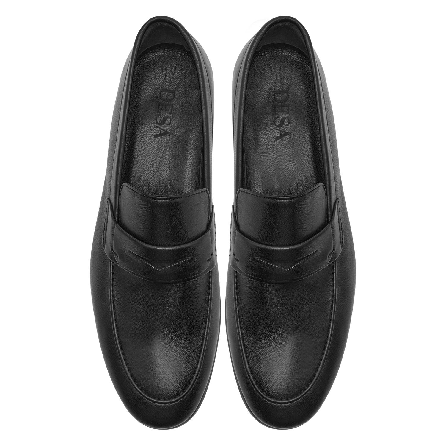 Hilm Siyah Erkek Deri Loafer 2010047250003