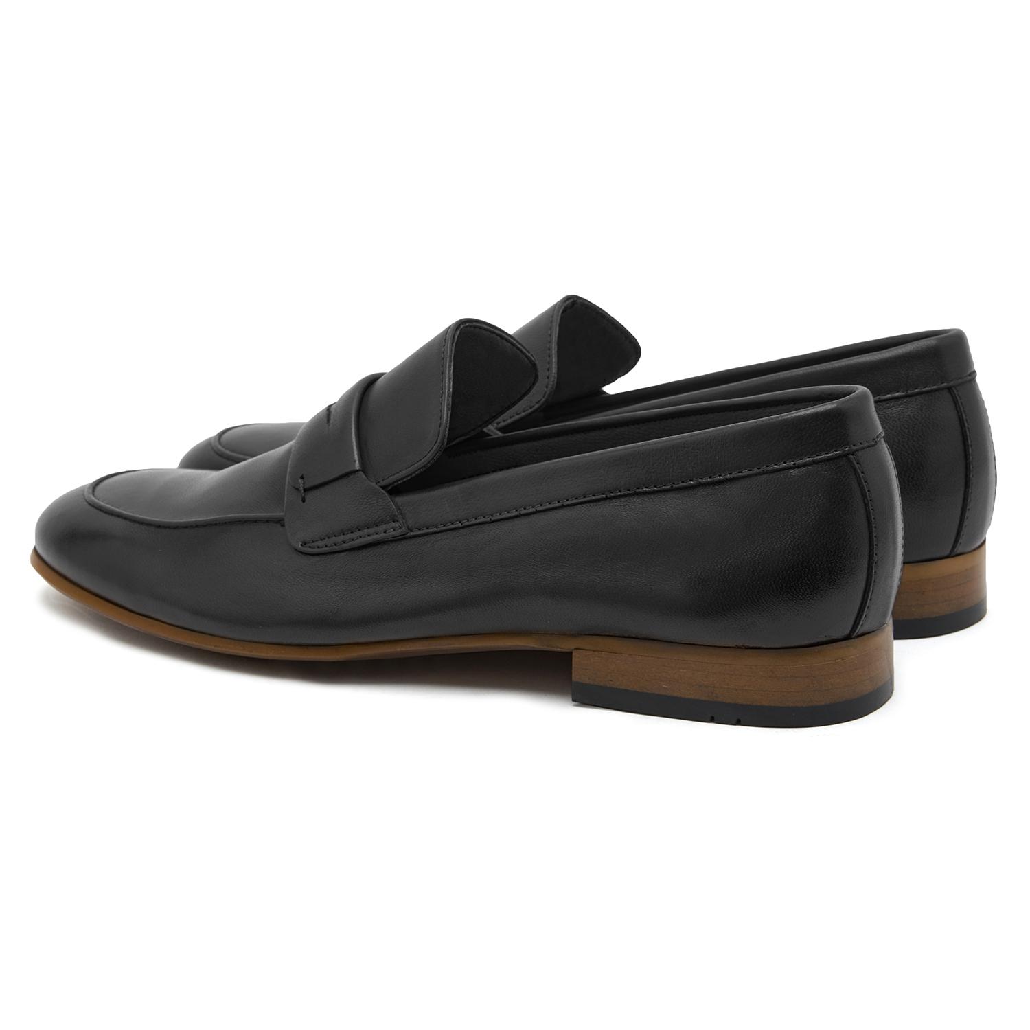 Hilm Siyah Erkek Deri Loafer 2010047250003