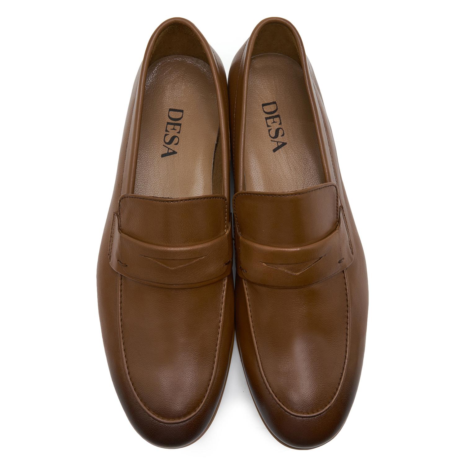 Hilm Taba Erkek Deri Loafer 2010047250012