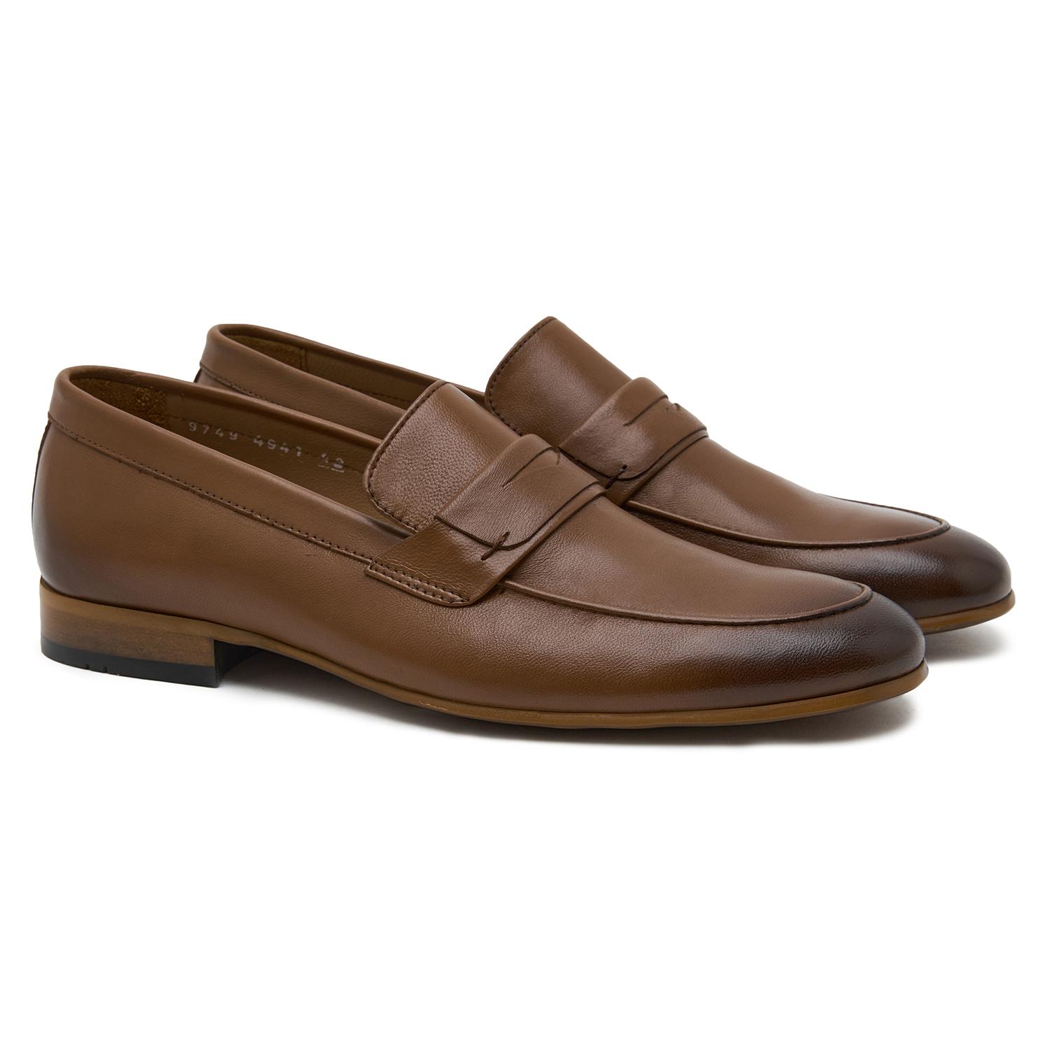 Hilm Taba Erkek Deri Loafer 2010047250012