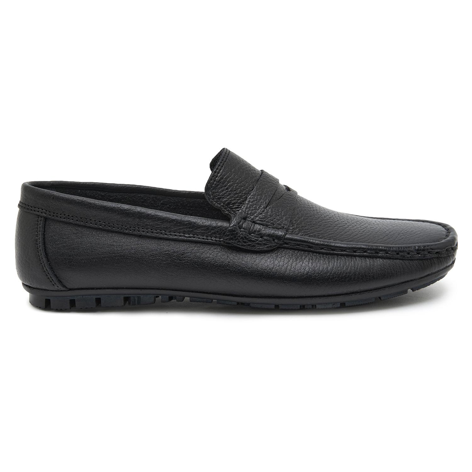 Burnell Siyah Erkek Deri Loafer 2010047282008