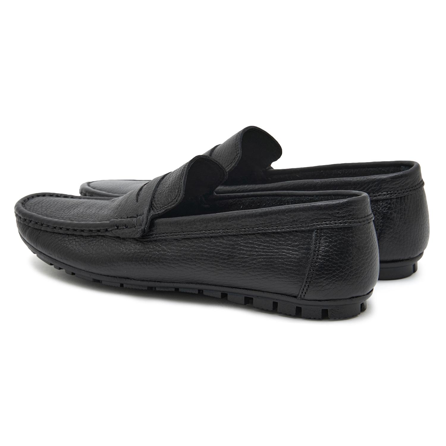 Burnell Siyah Erkek Deri Loafer 2010047282008