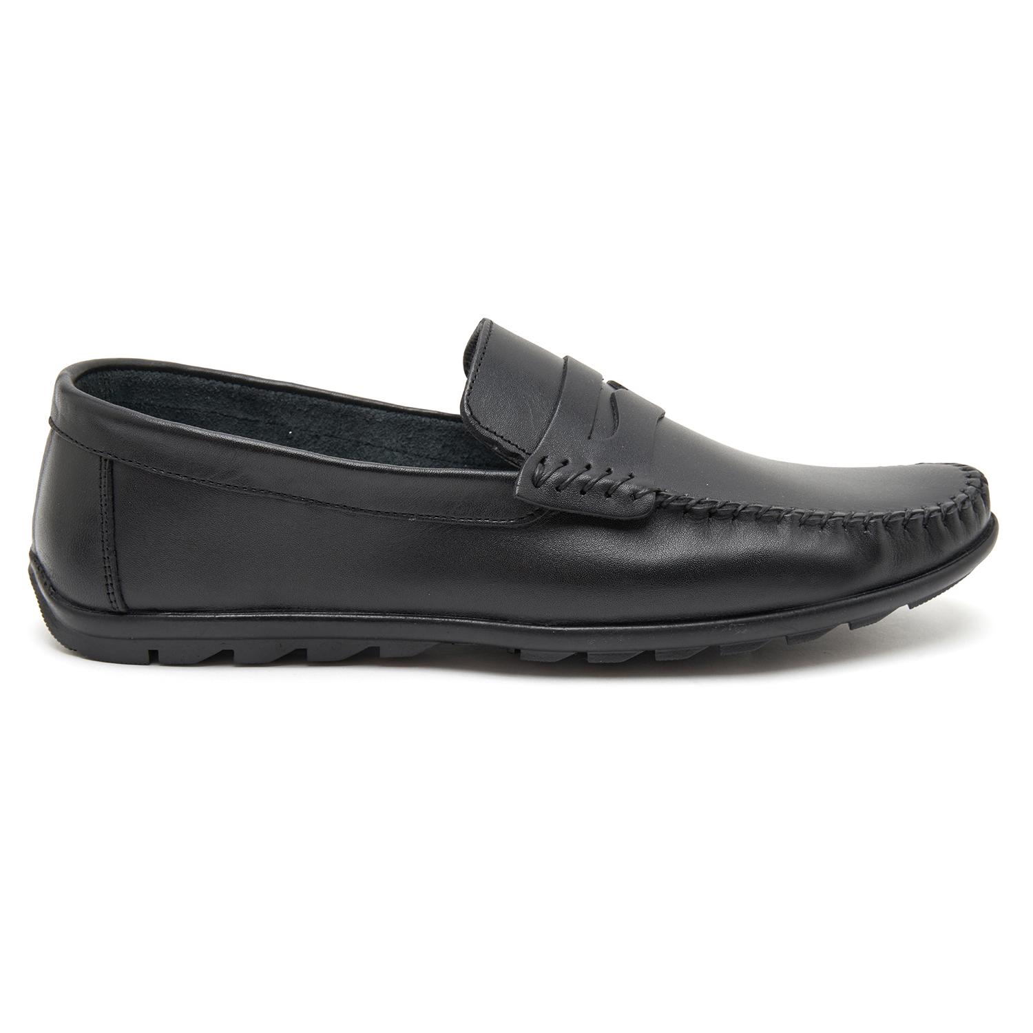 Siyah Castor Erkek Deri Loafer 2010047327001